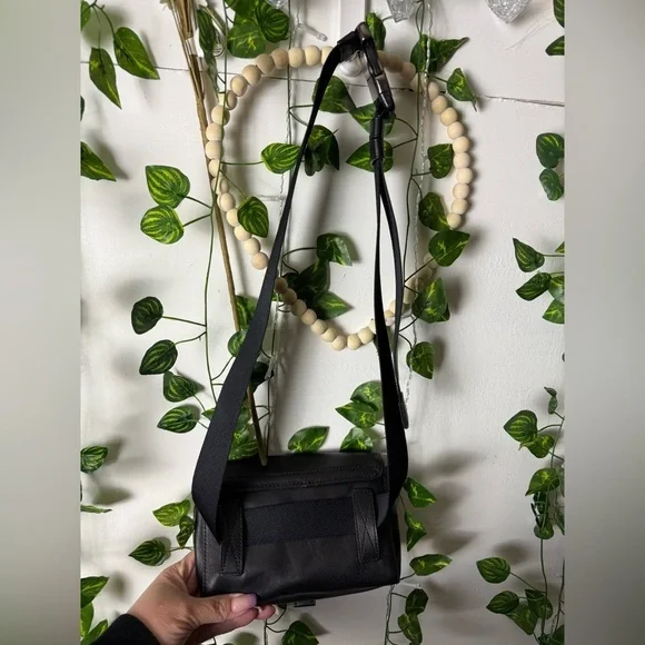 COACH Double Belt Bag Body Bag Waist Bag Black - Picture 4 of 10